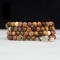 200pcs 8mm Gorgeous Natural Round Polished Rosewood Loose Beads for Jewelry Making DIY Handmade Crafts